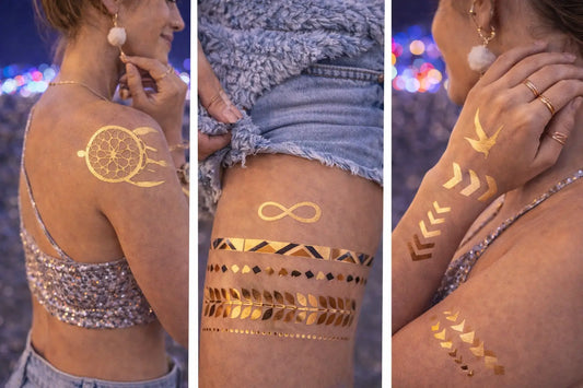 Presence Metallic Tattoos WonkiWear