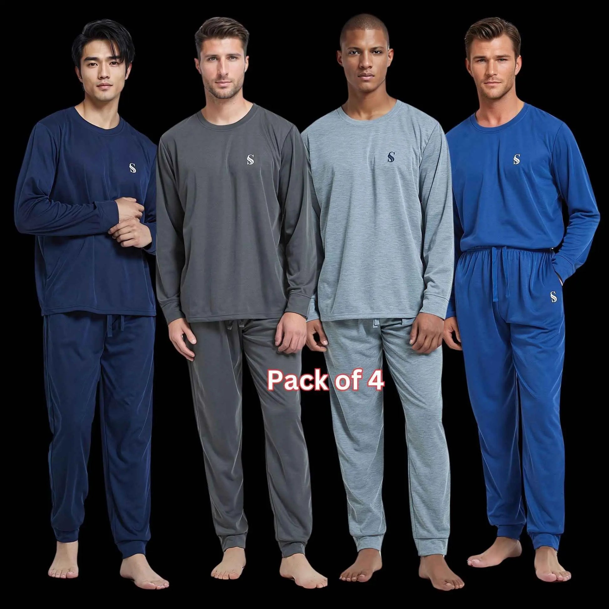 High-Quality Men's Pyjama Set in Soft Brushed Fabric SaneShoppe