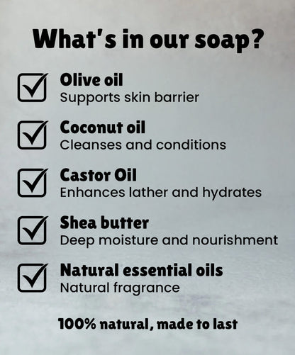 Natural Soap Bar Bundle (4 pack)