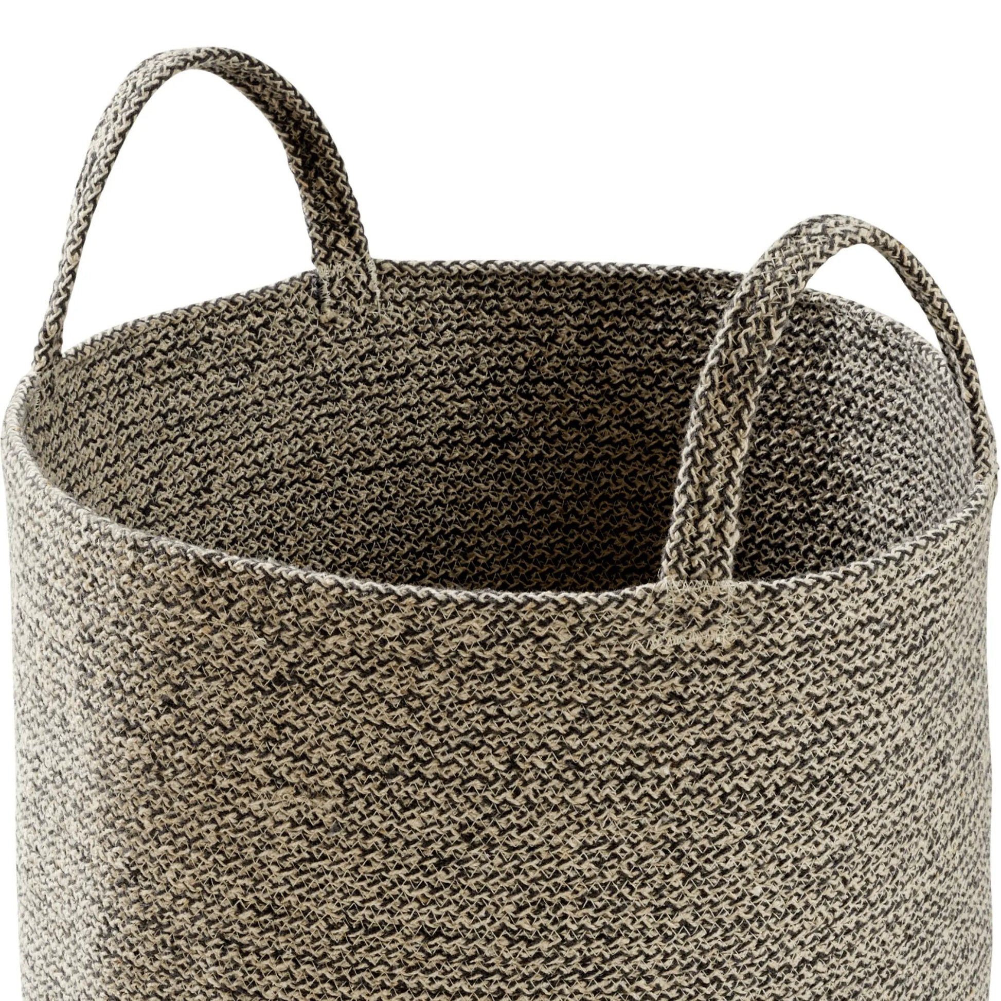 OLIVIA ROCCO Large Woven Cotton Laundry Basket With Handles Durable Rope Storage Bin OLIVIA ROCCO