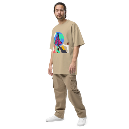 First Home Oversized faded t-shirt - First Home Giftshop