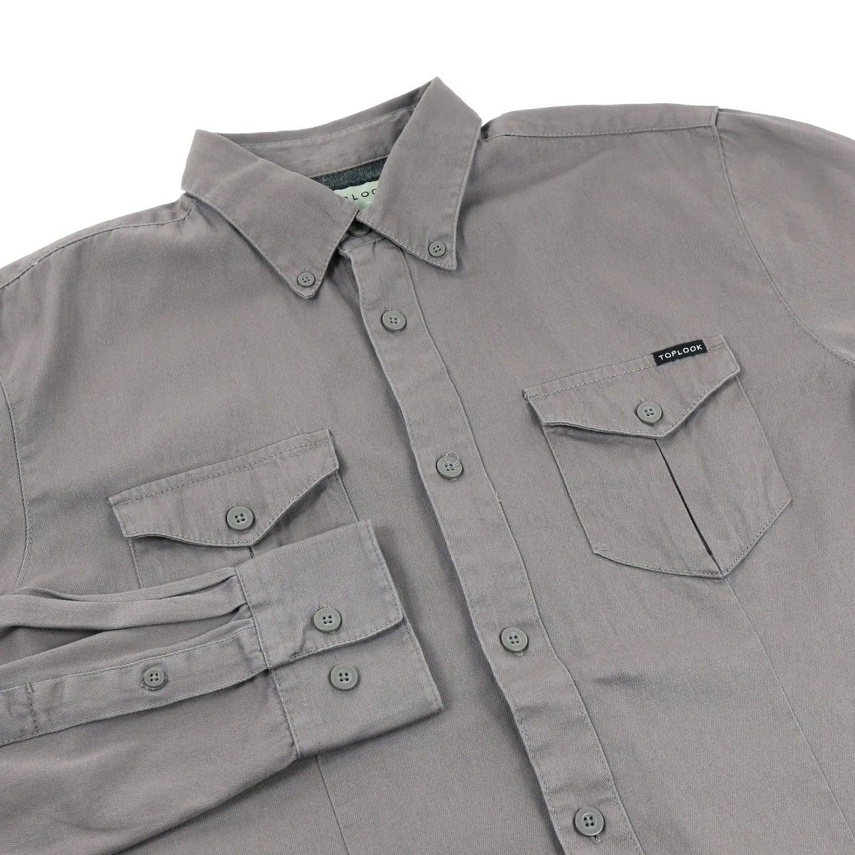 TL London 2 Pocket Long Sleeve Shirt ButtonFresh.co.uk