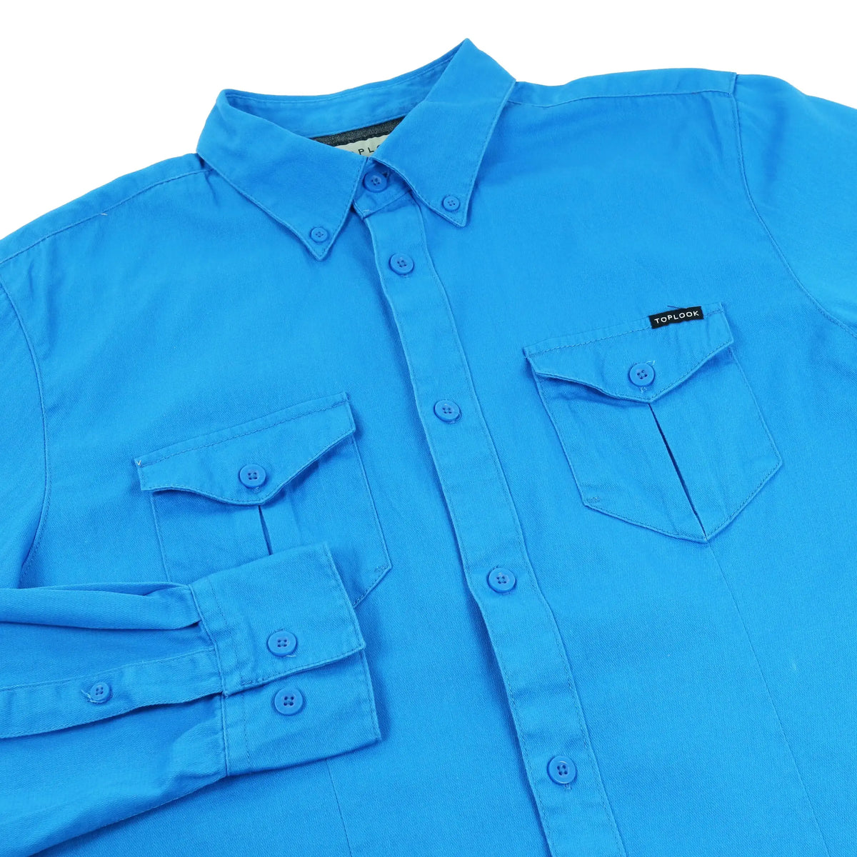TL London 2 Pocket Long Sleeve Shirt ButtonFresh.co.uk