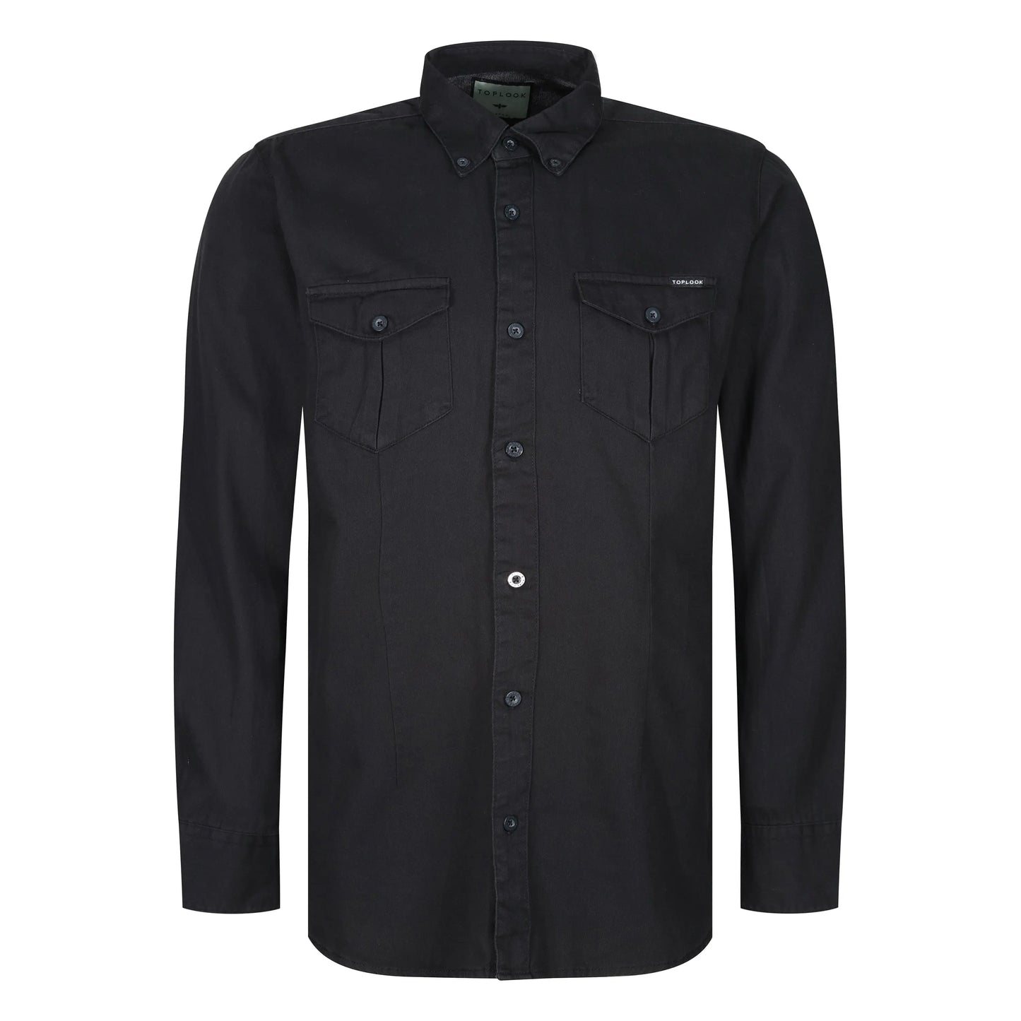 TL London 2 Pocket Long Sleeve Shirt ButtonFresh.co.uk