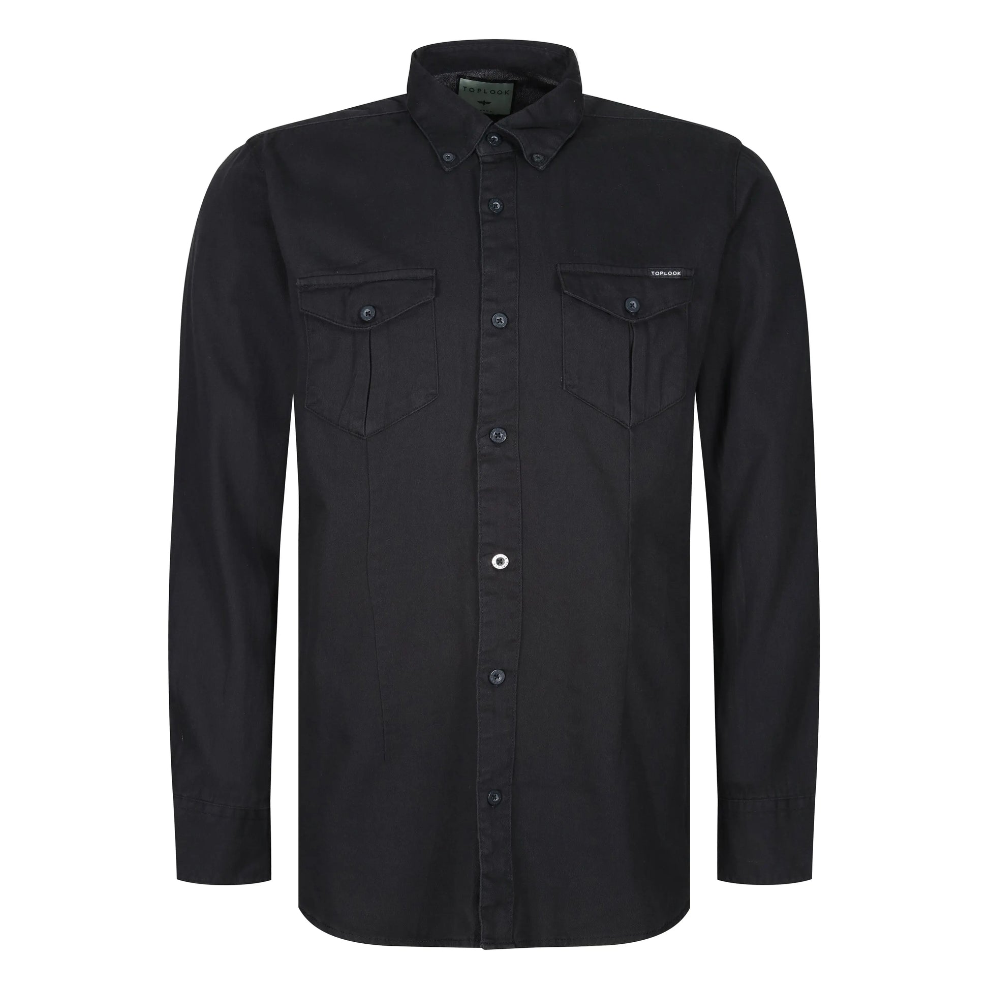 TL London 2 Pocket Long Sleeve Shirt ButtonFresh.co.uk