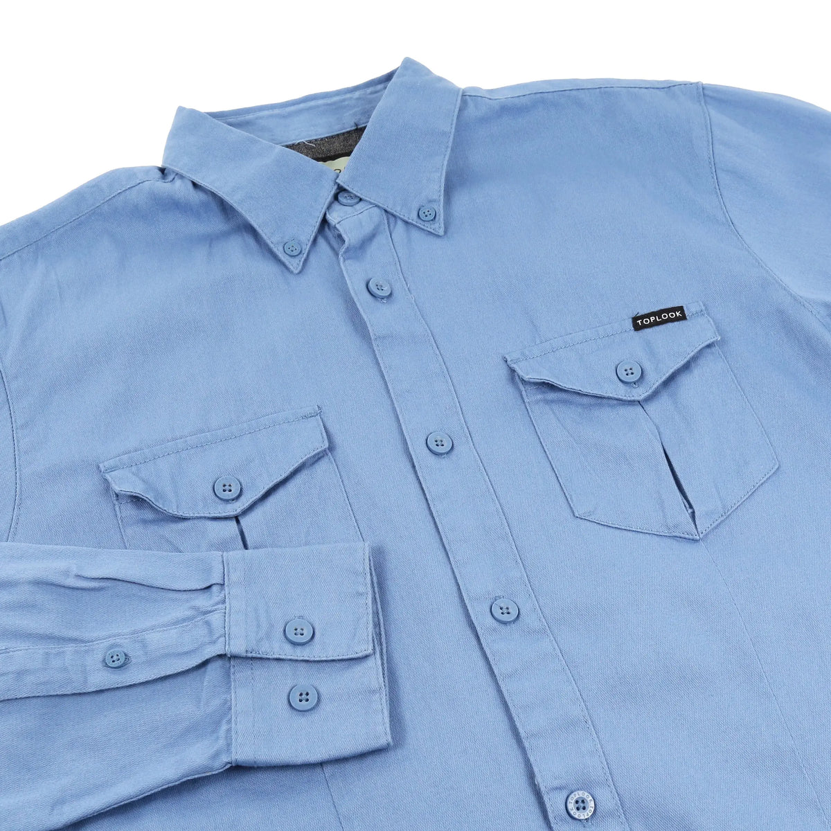 TL London 2 Pocket Long Sleeve Shirt ButtonFresh.co.uk