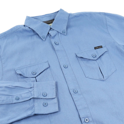 TL London 2 Pocket Long Sleeve Shirt ButtonFresh.co.uk