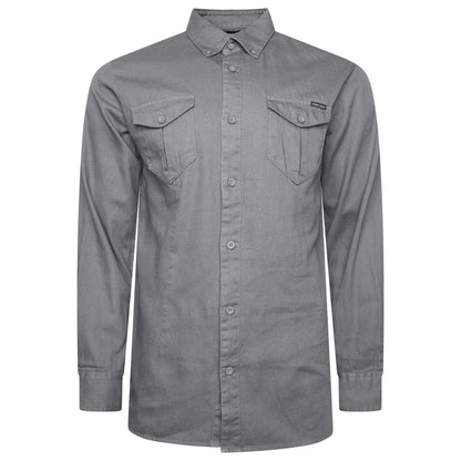 TL London 2 Pocket Long Sleeve Shirt ButtonFresh.co.uk