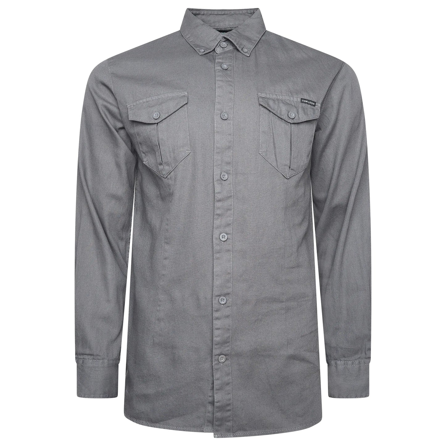 TL London 2 Pocket Long Sleeve Shirt ButtonFresh.co.uk