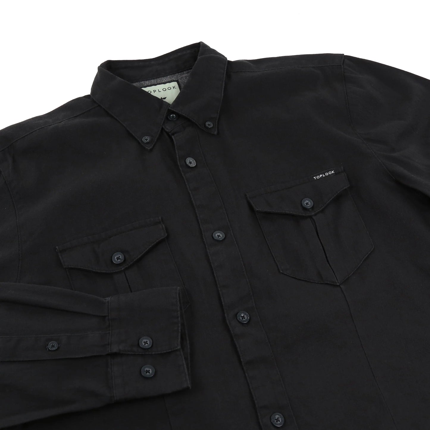 TL London 2 Pocket Long Sleeve Shirt ButtonFresh.co.uk