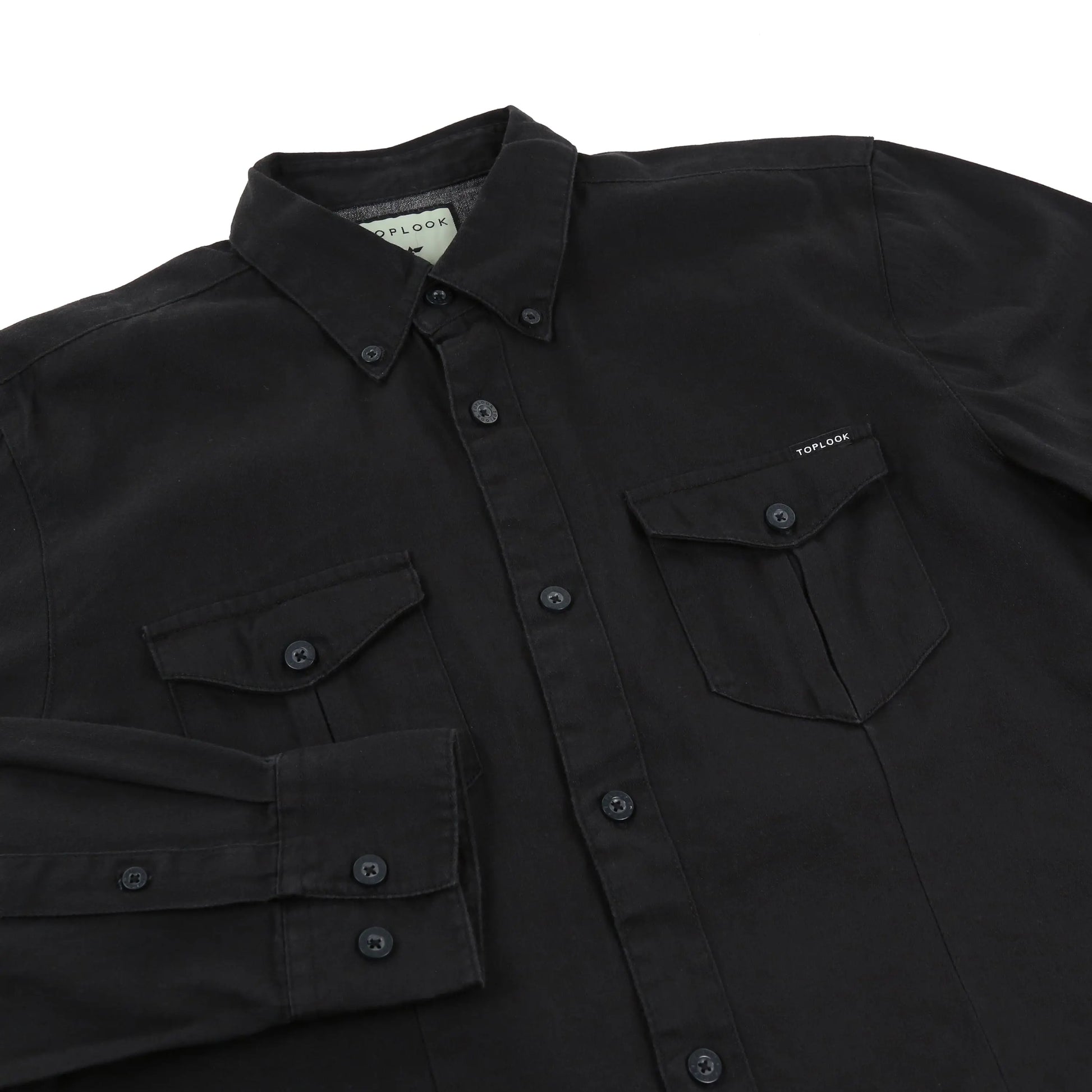 TL London 2 Pocket Long Sleeve Shirt ButtonFresh.co.uk