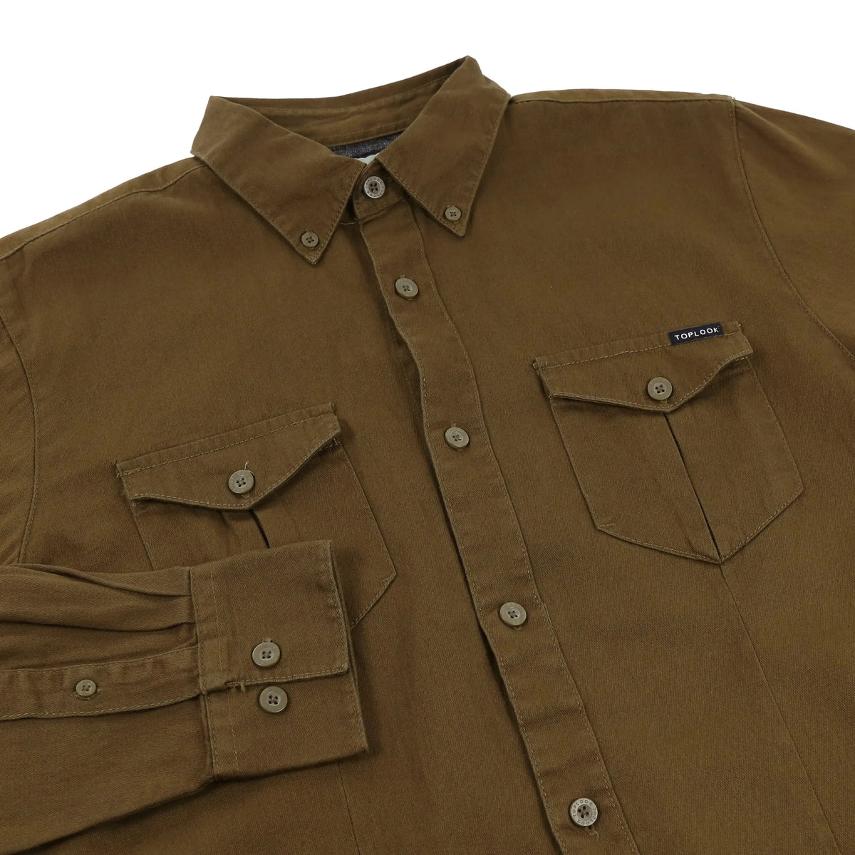 TL London 2 Pocket Long Sleeve Shirt ButtonFresh.co.uk