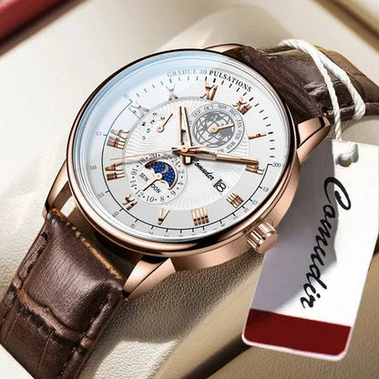 casual earth buckle quartz men's watches