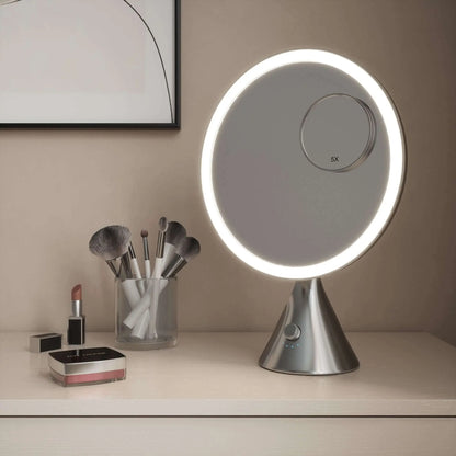 LumiGlam Pro Cosmetic Vanity Mirror in Chrome hollywood mirrors