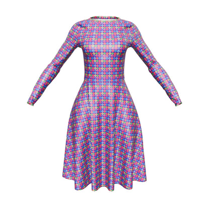 Creator long sleeve midi dress