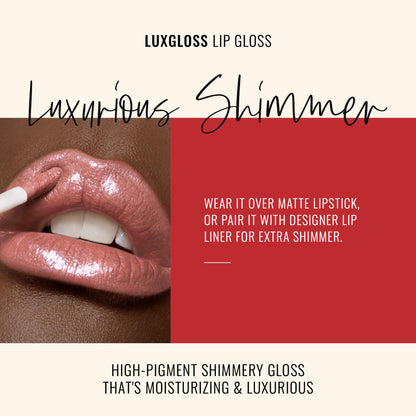 Runway Rogue LuxGloss Lip Gloss – Fashion Week Rose-Gold Shine
