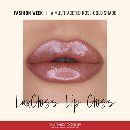 Runway Rogue LuxGloss Lip Gloss – Fashion Week Rose-Gold Shine