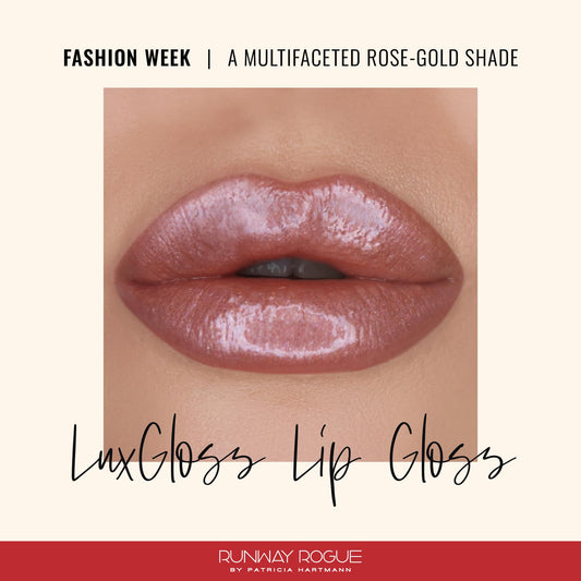 Runway Rogue LuxGloss Lip Gloss – Fashion Week Rose-Gold Shine