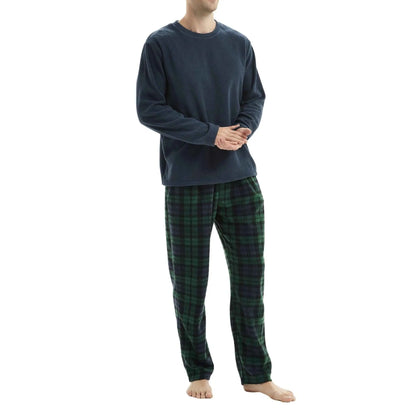 Green Long-Sleeve Fleece Pyjama Sets for Ultimate Comfort and Style SaneShoppe