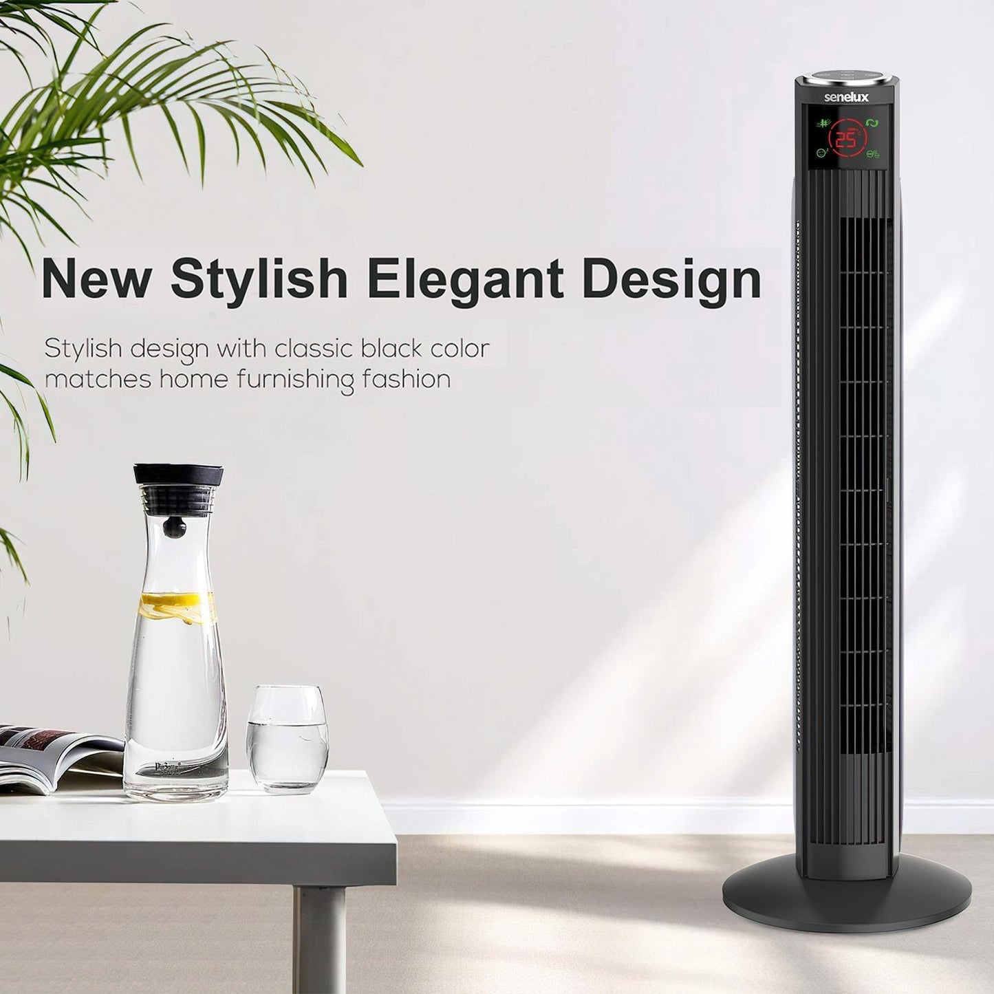 Senelux 36" Oscillating Tower Fan