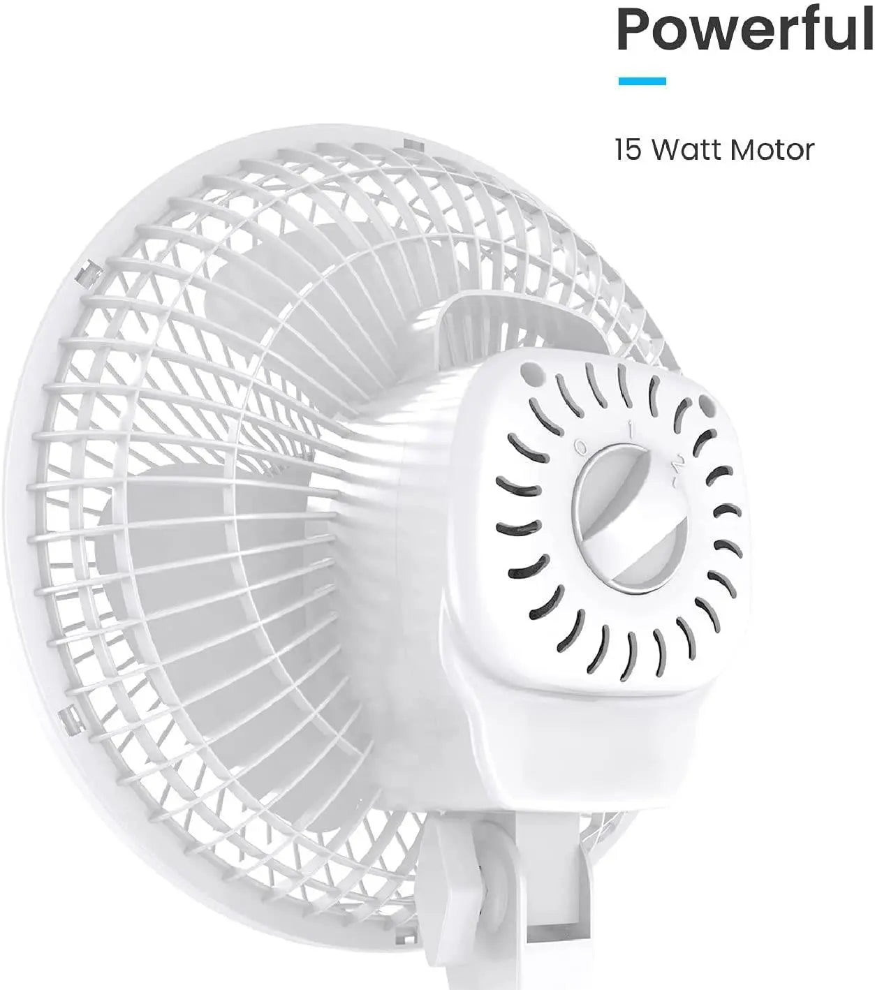 Senelux 6" Clip On Desk Fan- Home Cooling from a Portable, Cool Clip Fan; Clip on Desk Fan Senelux