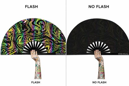 Swirl XL Reflective Festival Fan