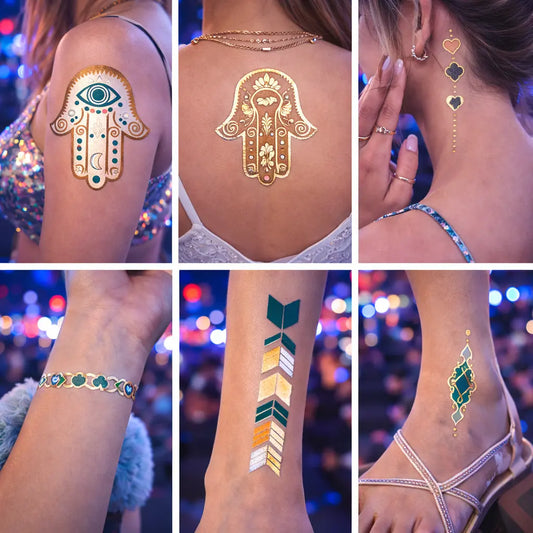 Third Eye Metallic Tattoos WonkiWear