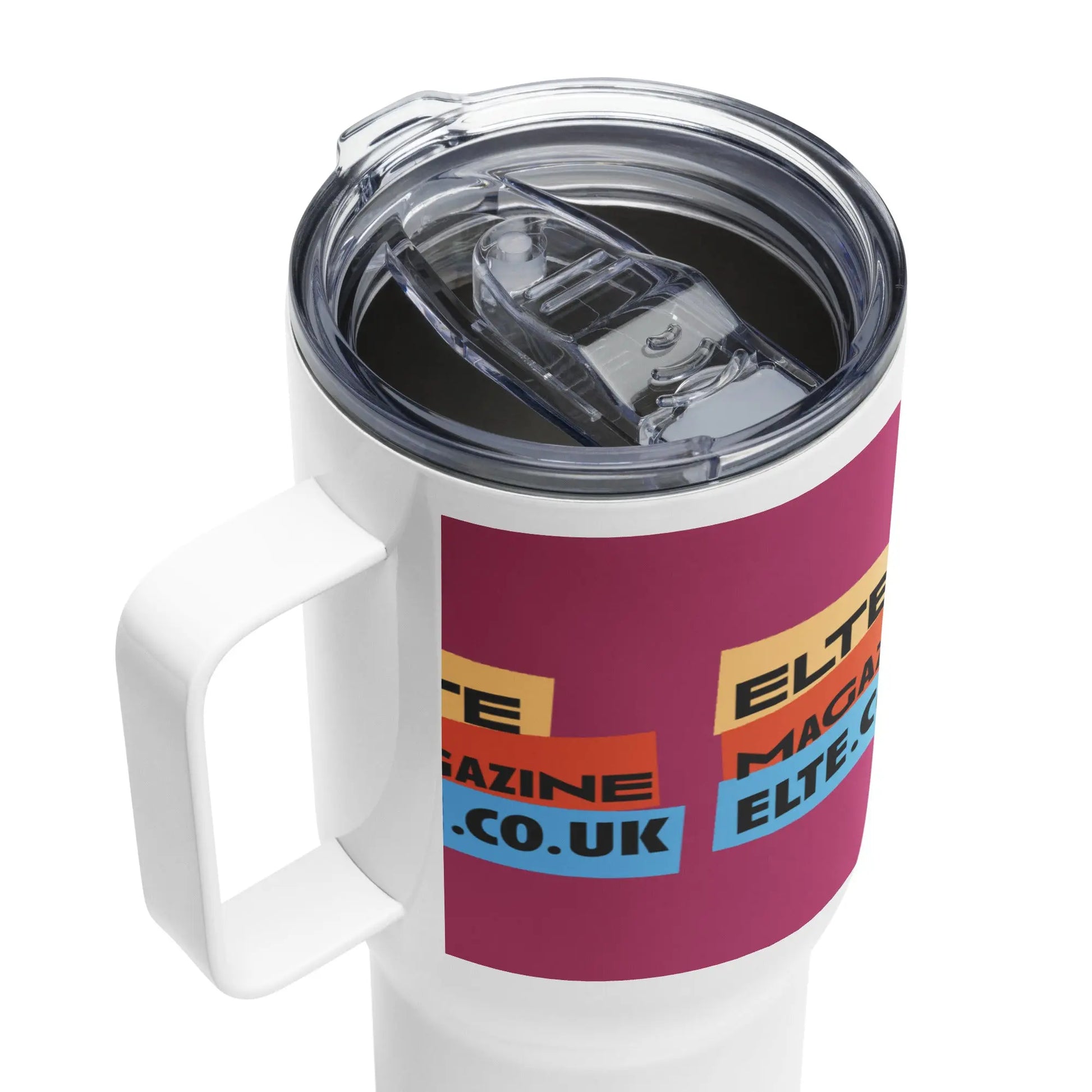 elte26 Travel mug with a handle elte26 magazine