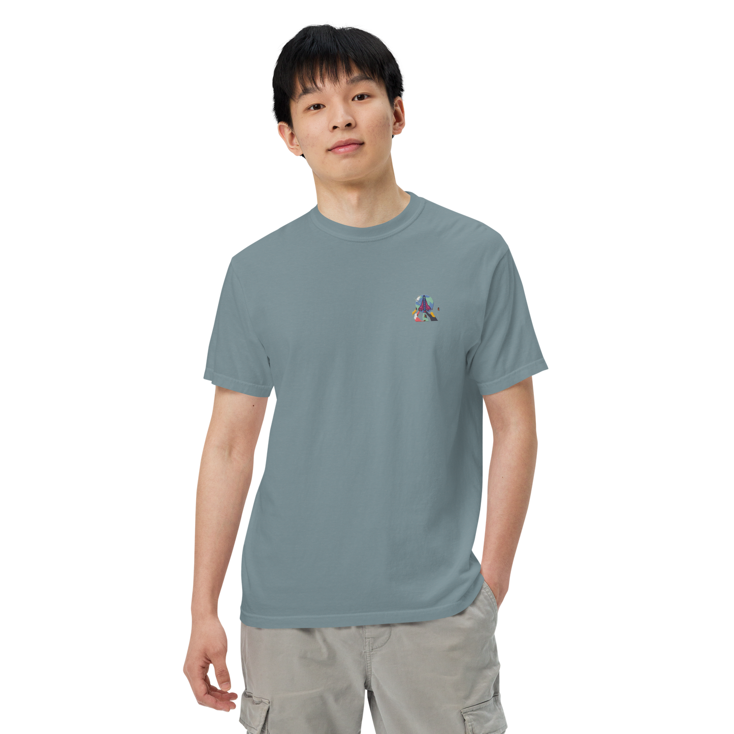 First Home Unisex garment-dyed heavyweight t-shirt