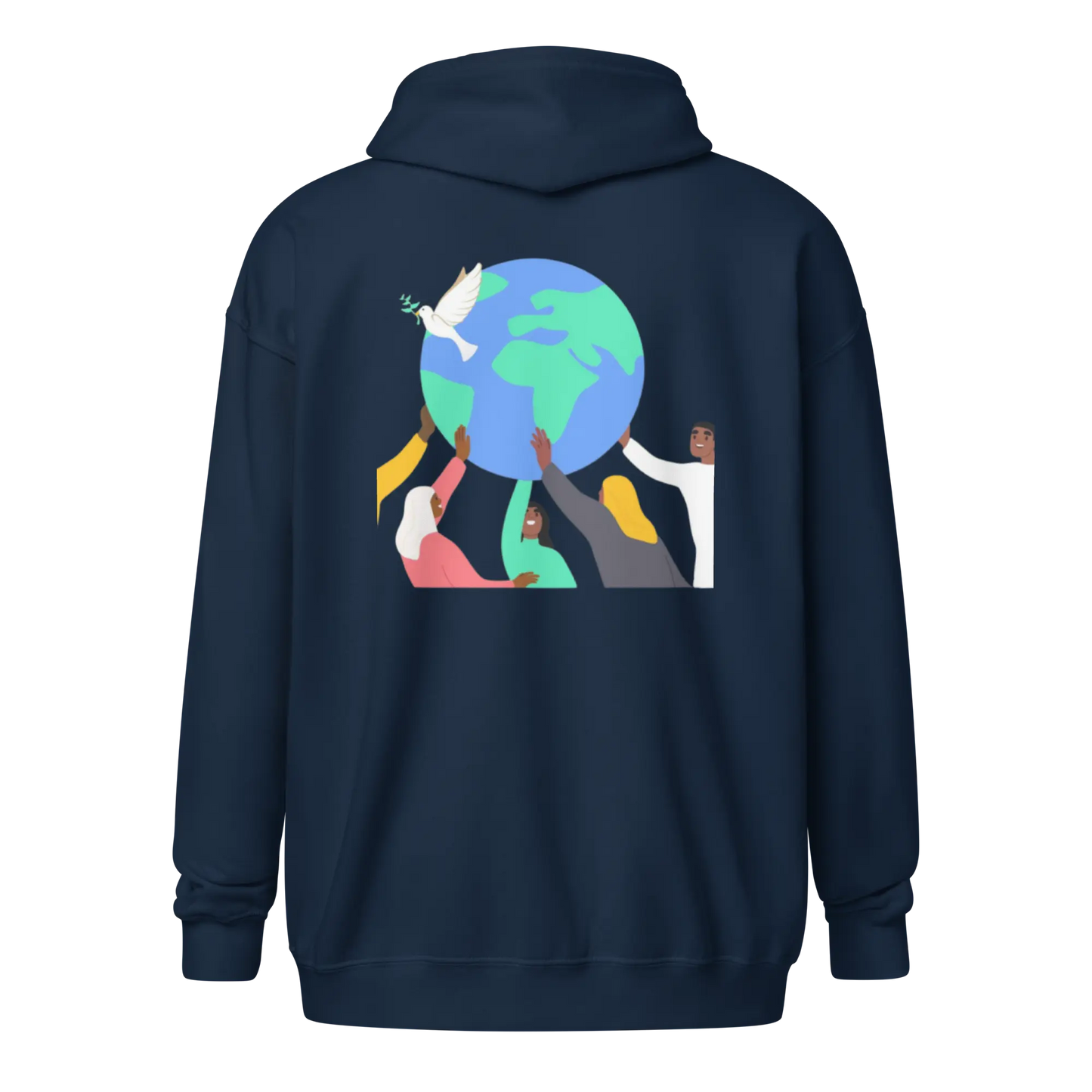 Full Color Unisex heavy blend zip hoodie elte26 magazine