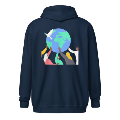 Full Color Unisex heavy blend zip hoodie elte26 magazine
