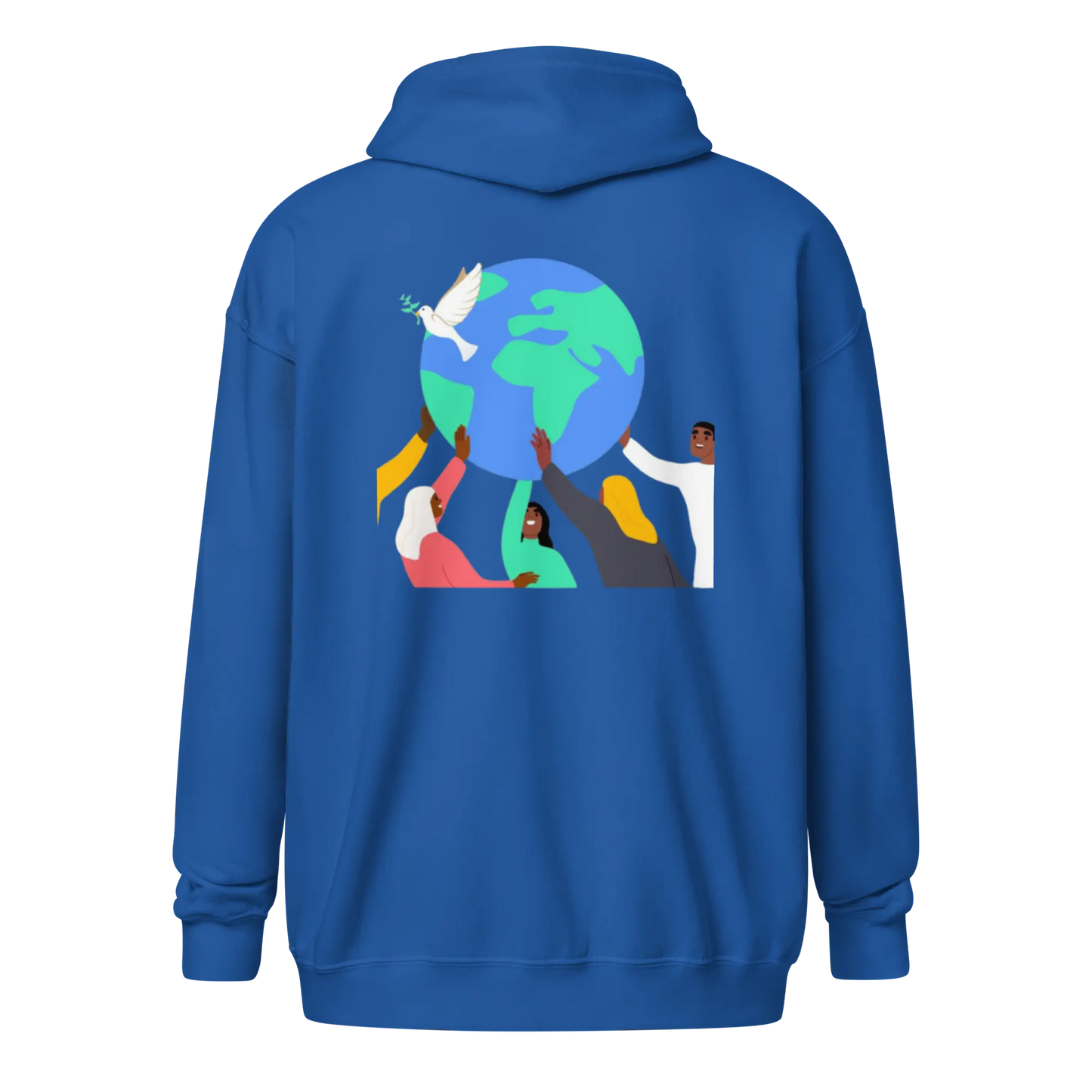 Full Color Unisex heavy blend zip hoodie elte26 magazine