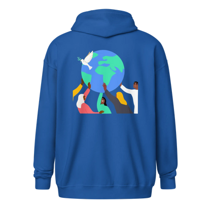 Full Color Unisex heavy blend zip hoodie elte26 magazine