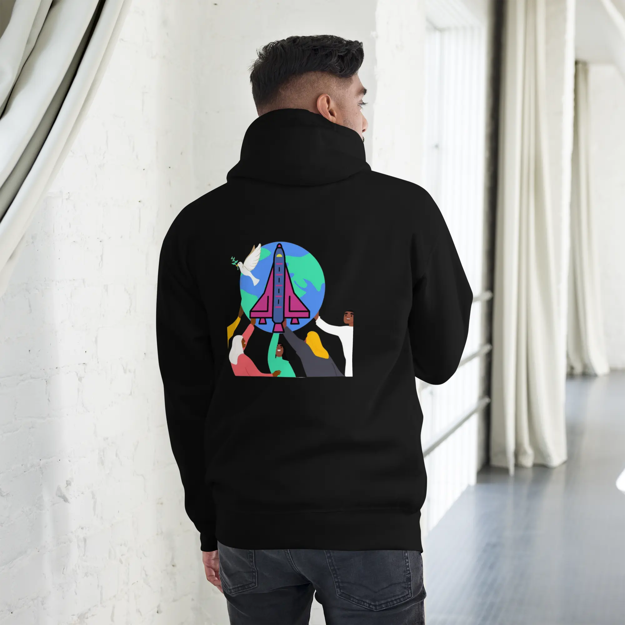 Full Black elte26 Hoodie elte26 magazine