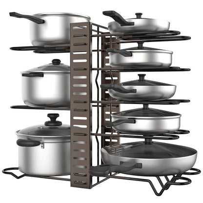 Space-Saving Pan Rack | Keep Cookware Organized