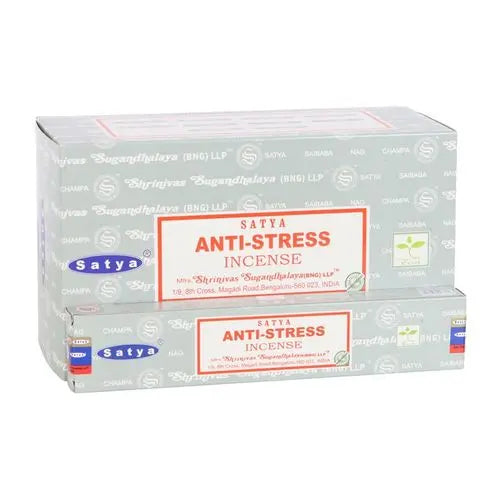 12 Packs of Anti-Stress Incense Sticks by Satya Blue Pirate