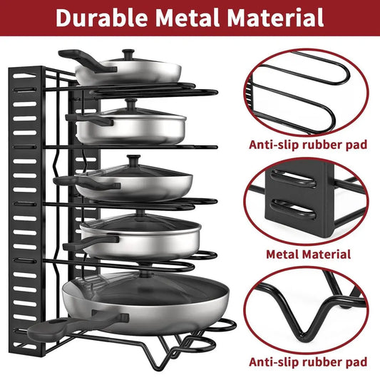 Space-Saving Pan Rack | Keep Cookware Organized InStock