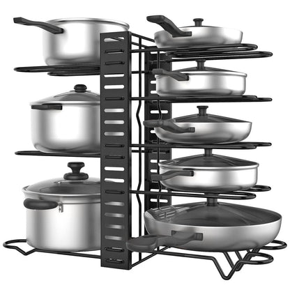 Space-Saving Pan Rack | Keep Cookware Organized