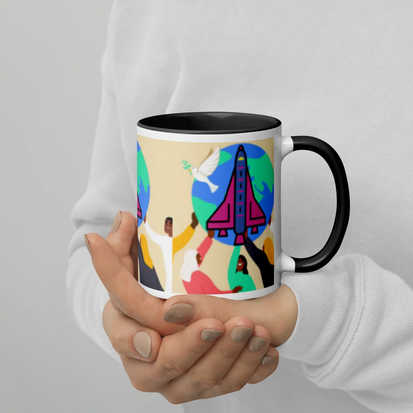 First Home Mug with Color Inside elte26 Limited