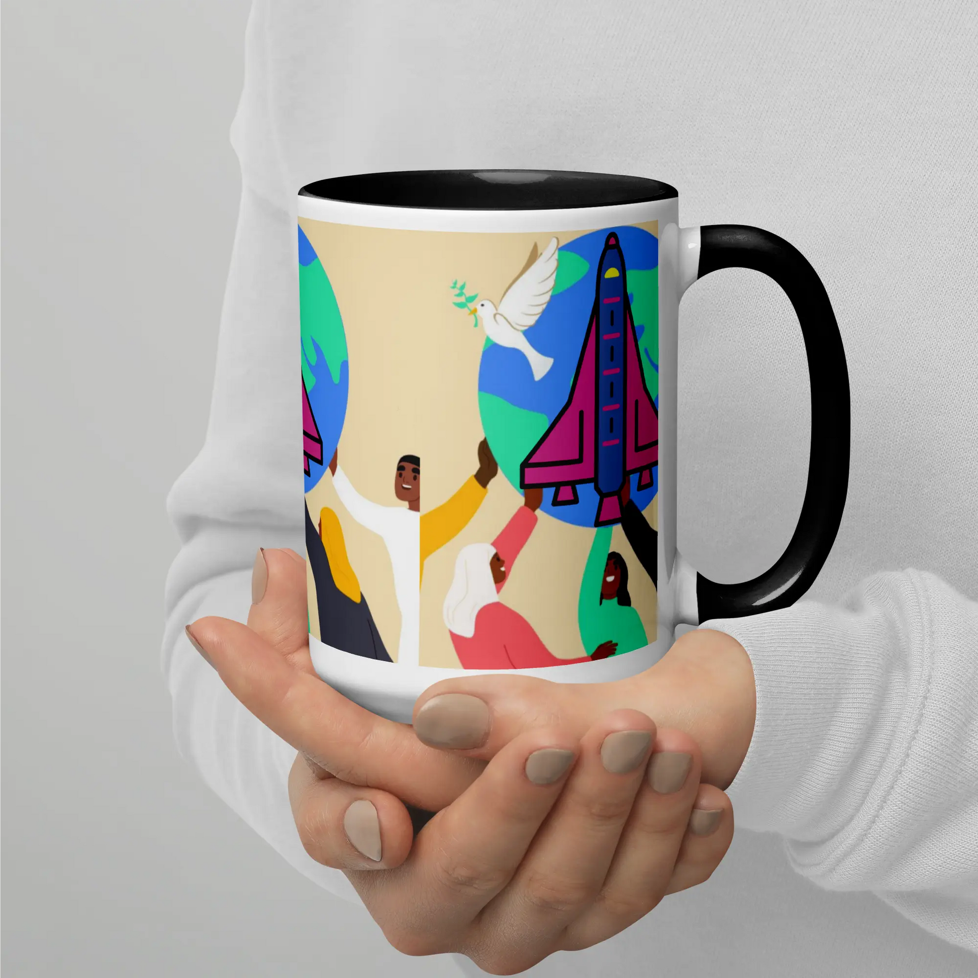 First Home Mug with Color Inside elte26 Limited