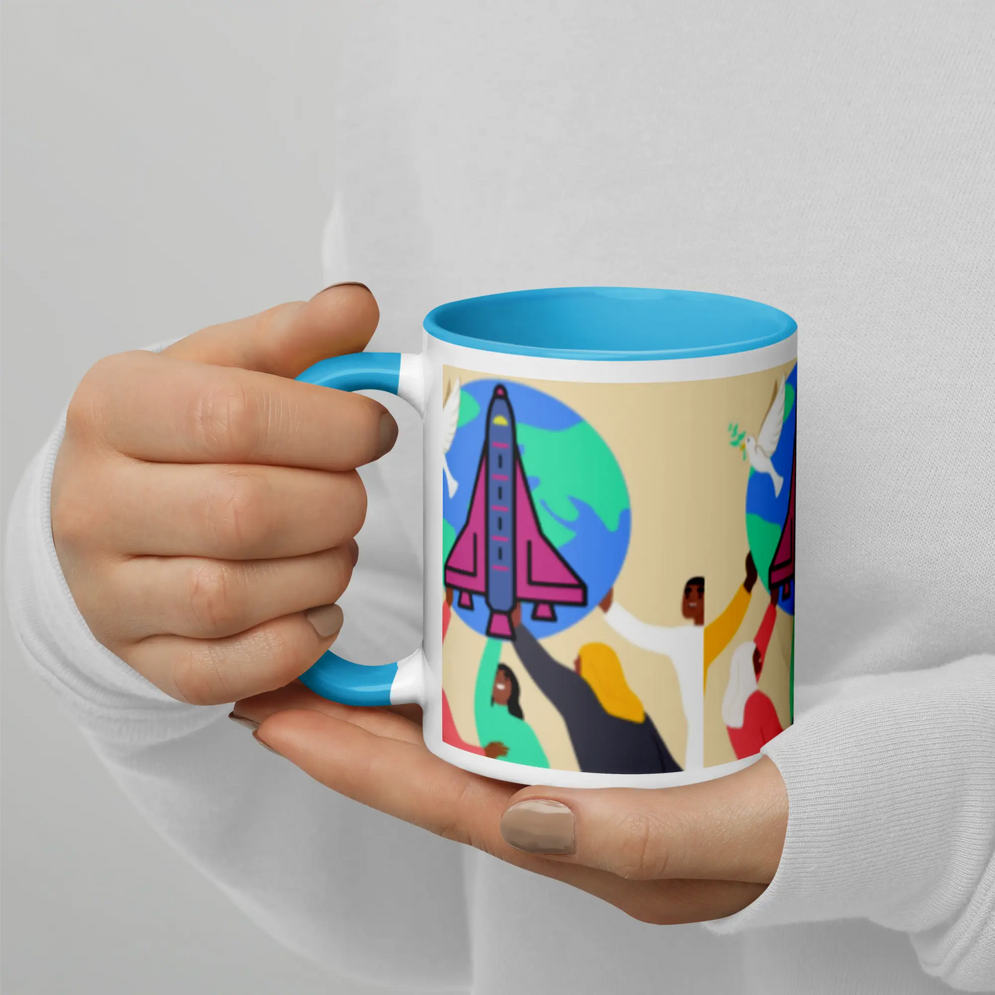 First Home Mug with Color Inside elte26 Limited