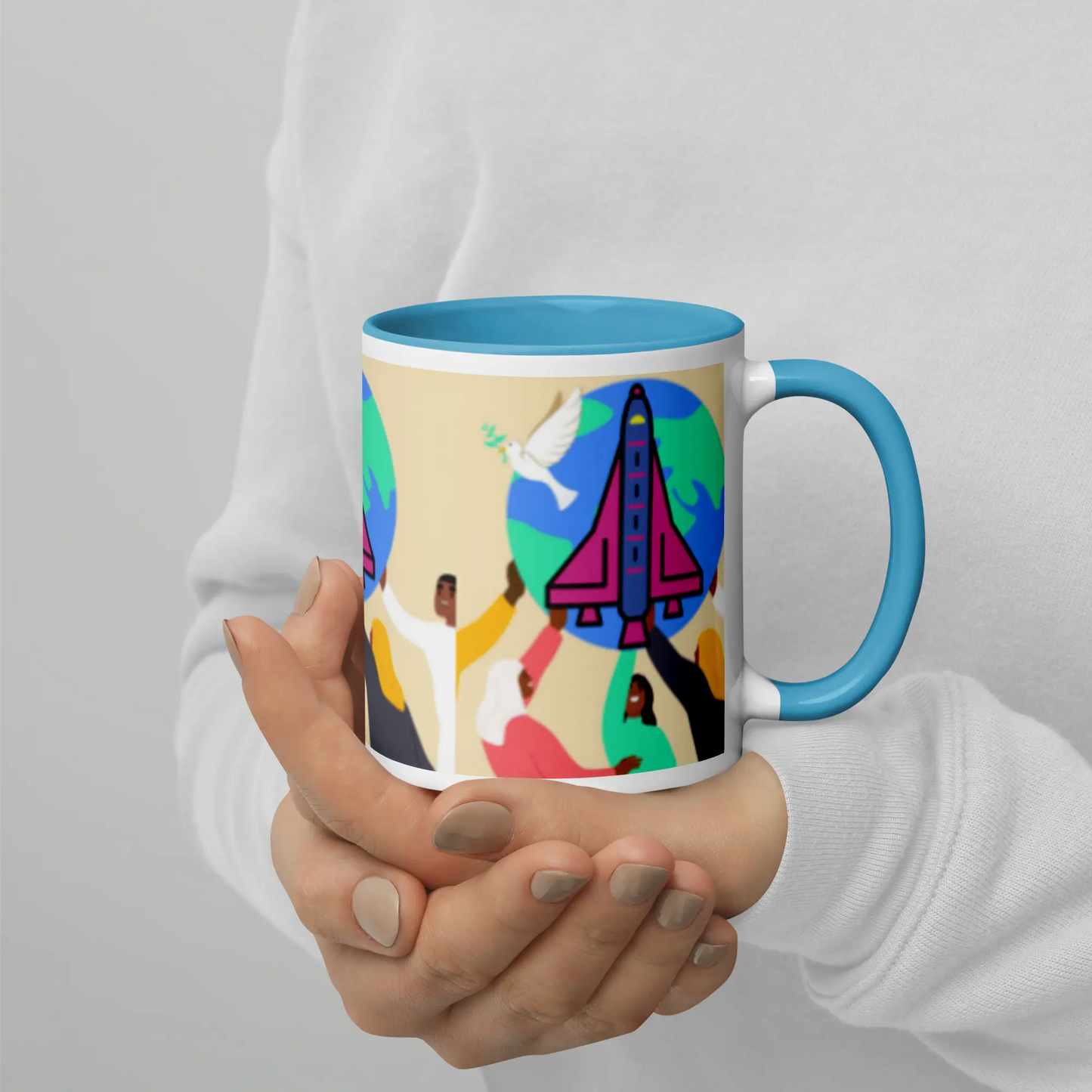 First Home Mug with Color Inside elte26 Limited