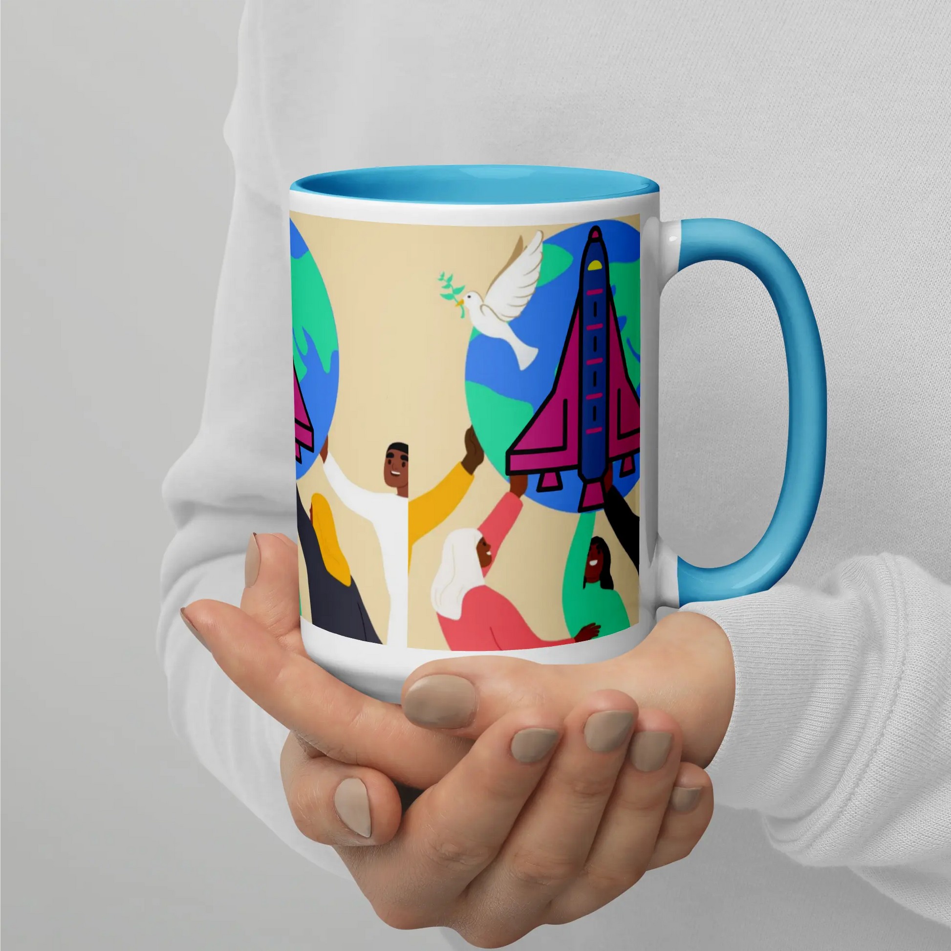 First Home Mug with Color Inside elte26 Limited