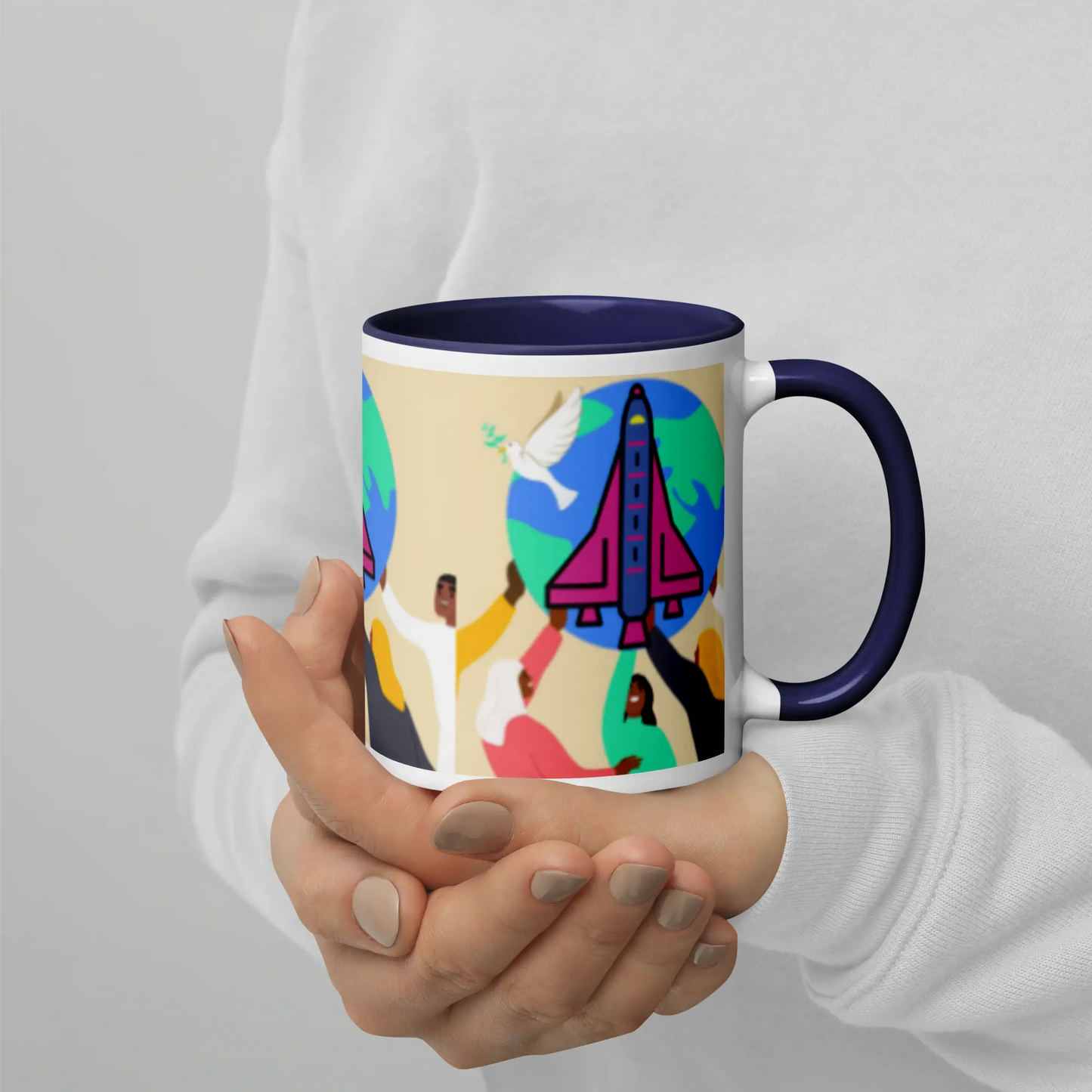 First Home Mug with Color Inside elte26 Limited