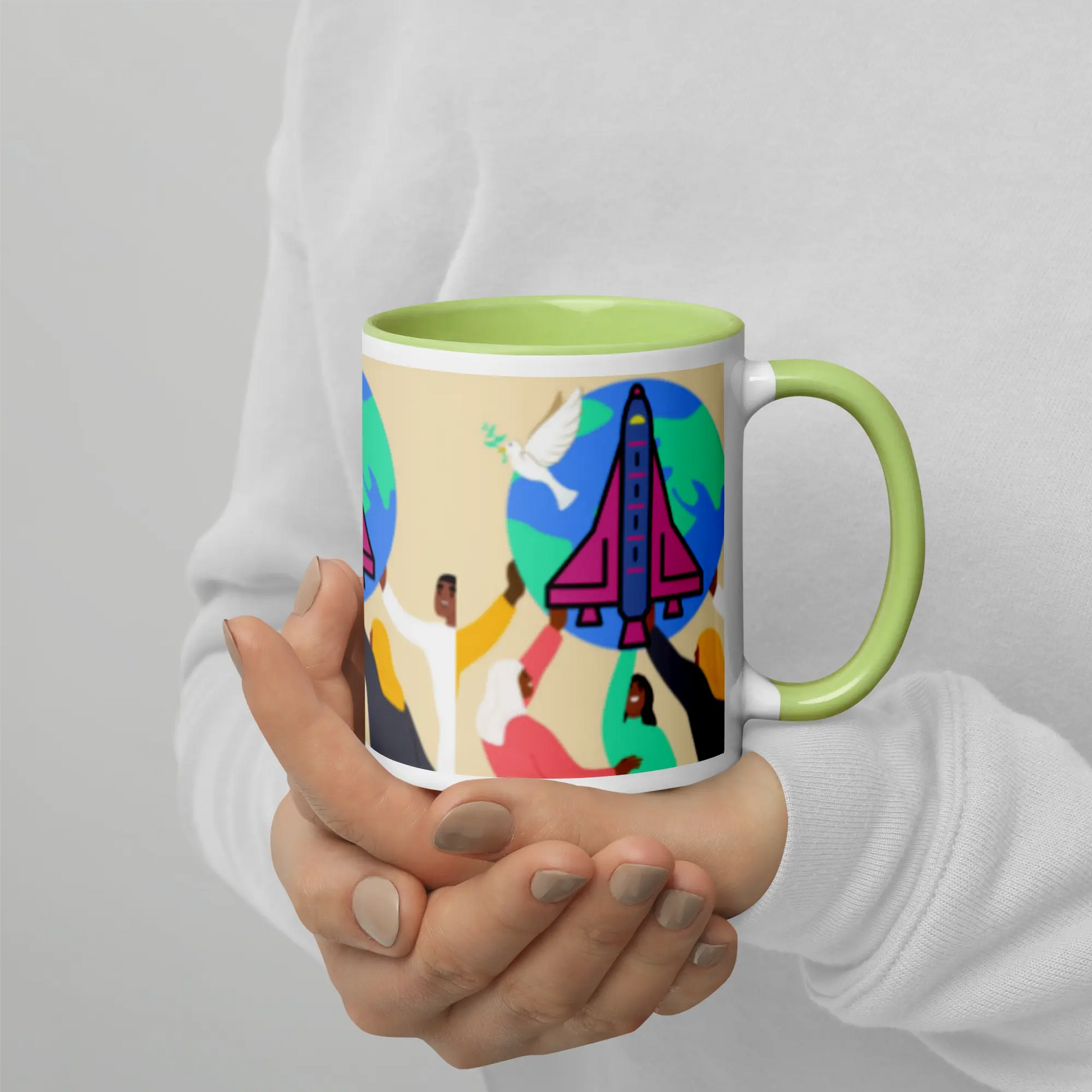 First Home Mug with Color Inside elte26 Limited