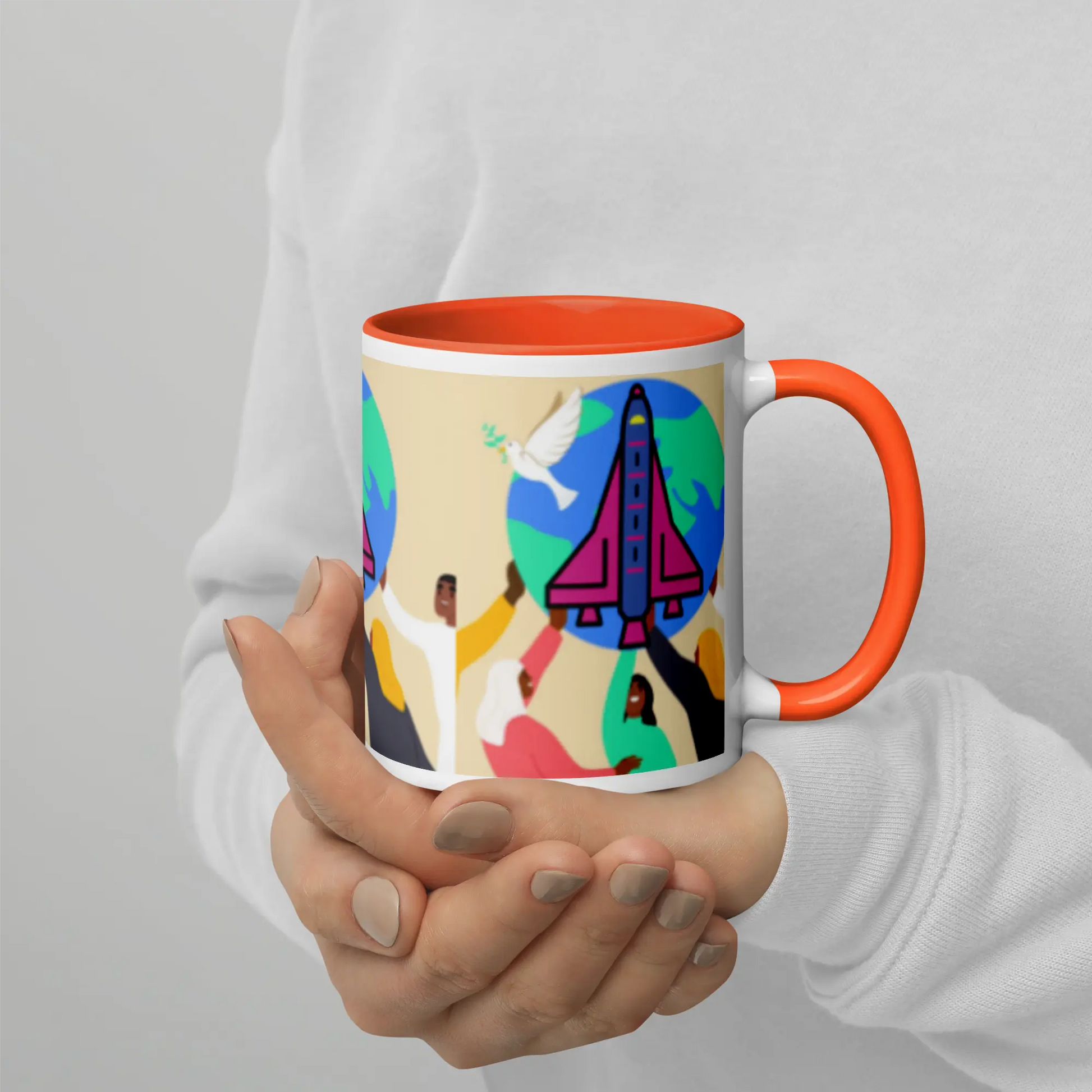 First Home Mug with Color Inside elte26 Limited