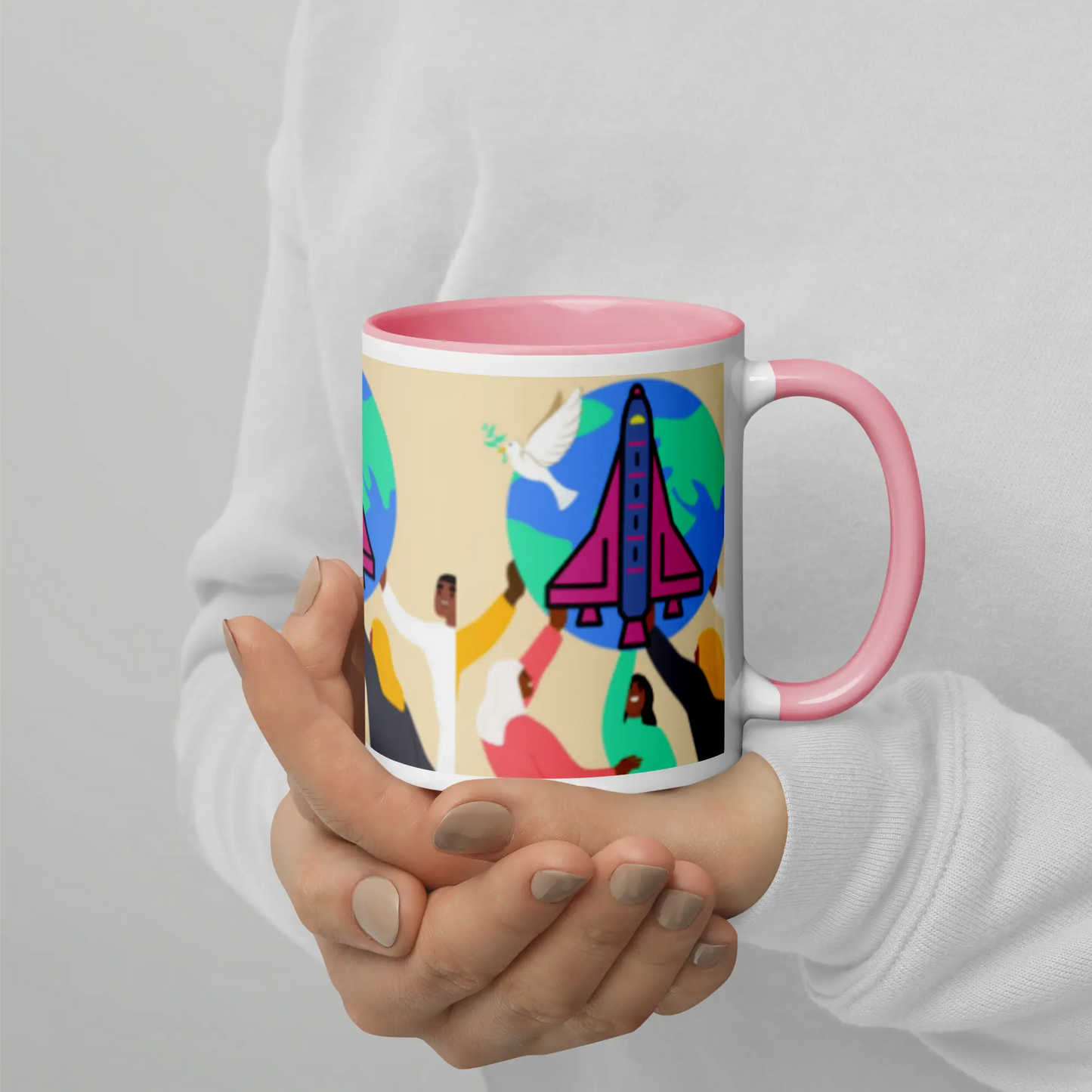 First Home Mug with Color Inside elte26 Limited