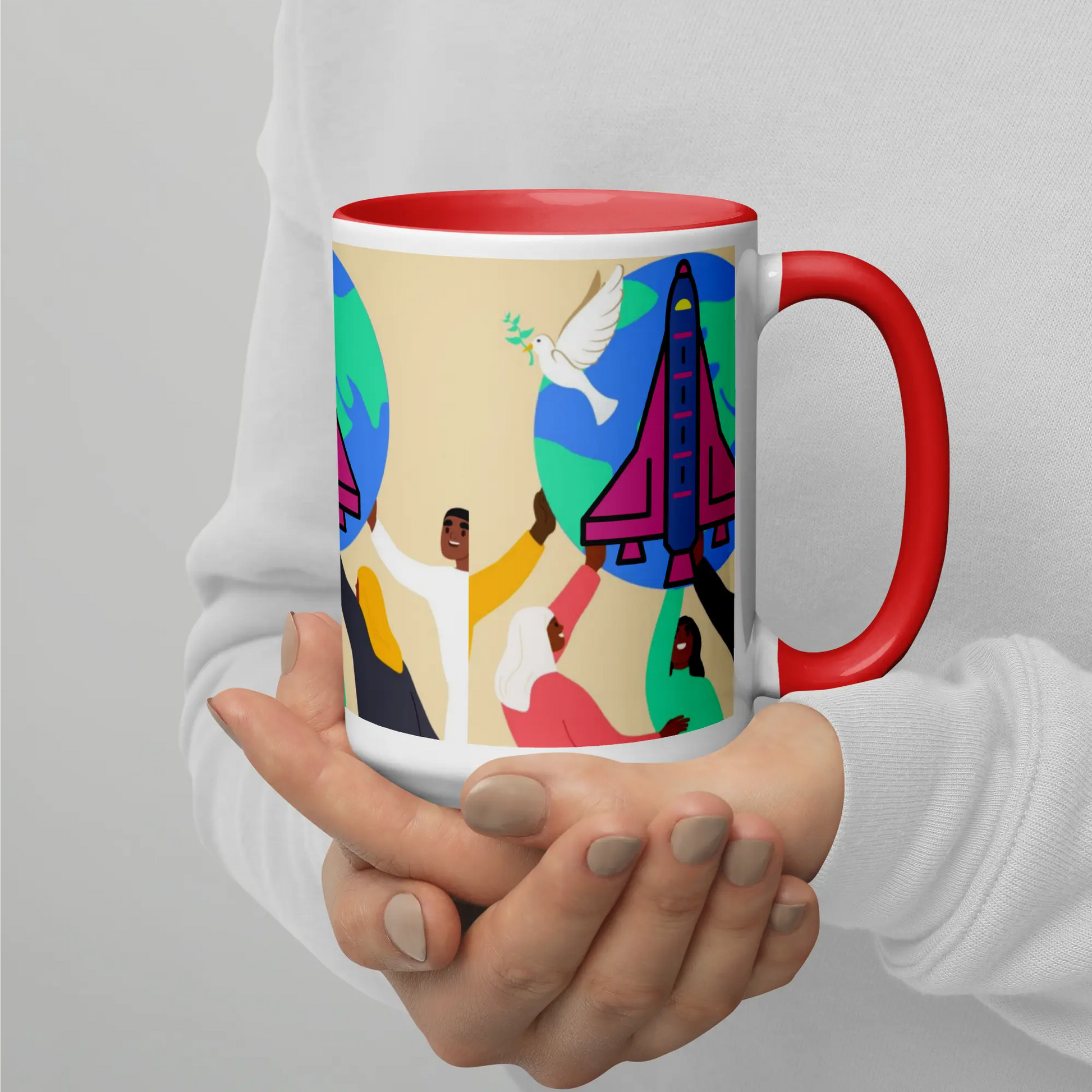 First Home Mug with Color Inside elte26 Limited