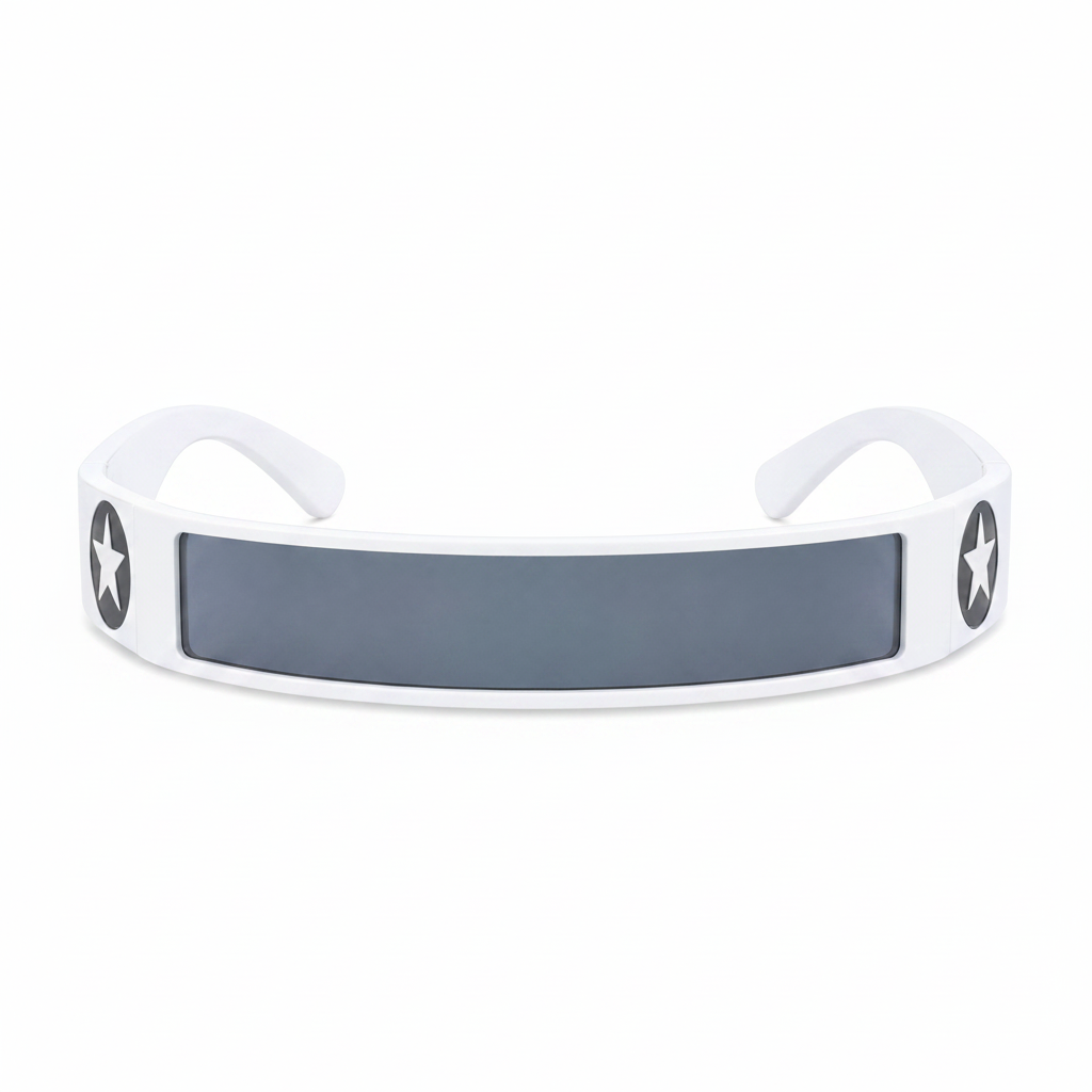 White Star Shield Glasses