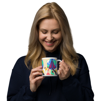 First Home White glossy mug First Home Gift Shop
